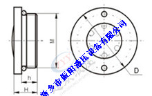 009,圓形油標(biāo)（金屬外殼）,河南新鄉(xiāng)市振陽液壓設(shè)備有限公司