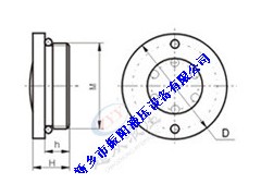 009,圓形油標(biāo)（金屬外殼）,河南新鄉(xiāng)市振陽液壓設(shè)備有限公司