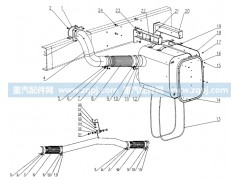 WG9725540009,卡箍,濟南馳納重型汽車進出口貿(mào)易有限公司