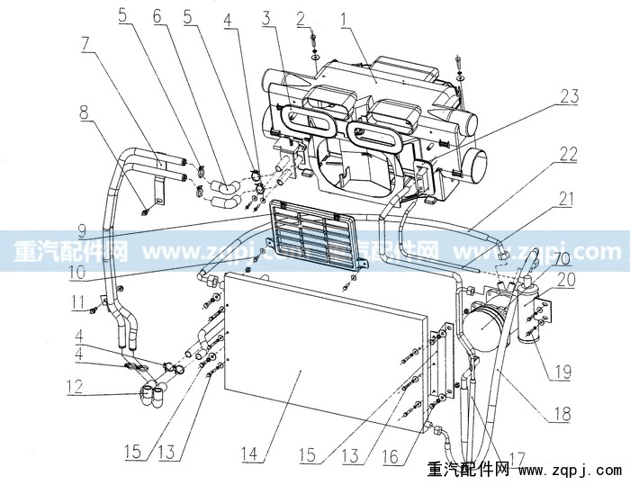 WG1642820016,壓-冷軟管總成,濟(jì)南馳納重型汽車進(jìn)出口貿(mào)易有限公司