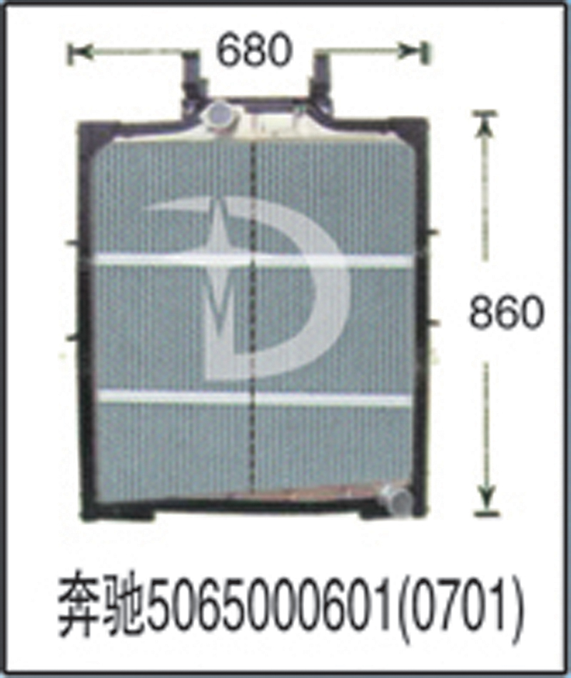 奔馳5065000601（0701）,散熱器,濟(jì)南鼎鑫汽車散熱器有限公司