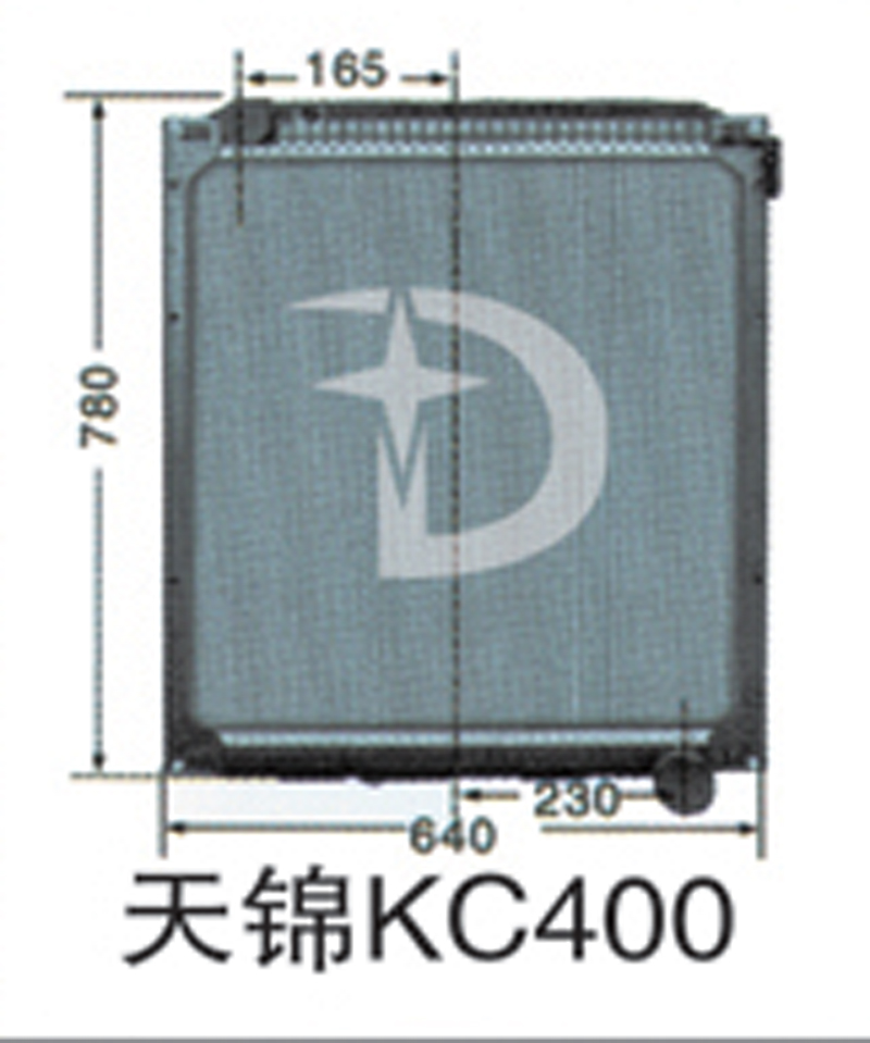 天錦KC400,散熱器,濟(jì)南鼎鑫汽車散熱器有限公司