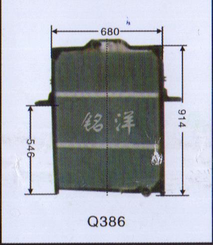 ,水箱  Q386,濟(jì)南銘洋汽車(chē)散熱器有限公司