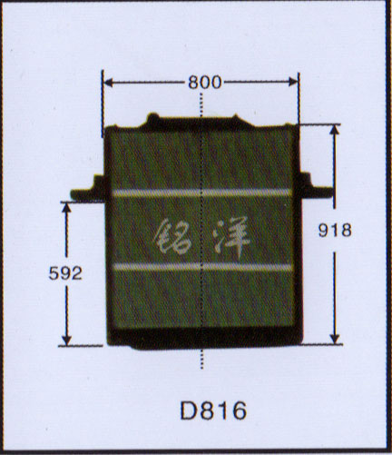 ,水箱  D816,濟(jì)南銘洋汽車(chē)散熱器有限公司