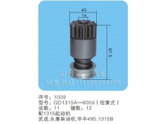 QD1315A-600d（序號(hào)1009）,馬達(dá)齒輪,聊城市洪巖汽車電器有限公司