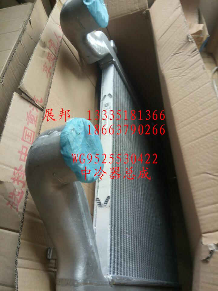 WG9525530422,中冷器總成,濟南冠澤卡車配件營銷中心