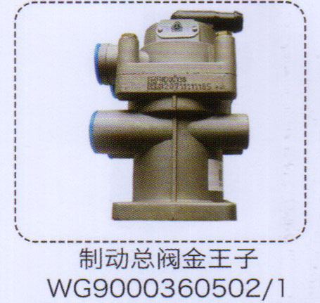 WG9000360502-1,金王子制動總閥,濟(jì)南泉信汽配