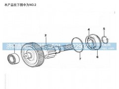 JS130T-1707047,東風豪沃焊接軸,濟南鑫聚恒汽車配件有限公司