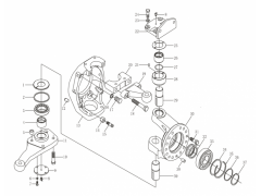 199100410003,Steering knuckle pin,濟(jì)南向前汽車配件有限公司