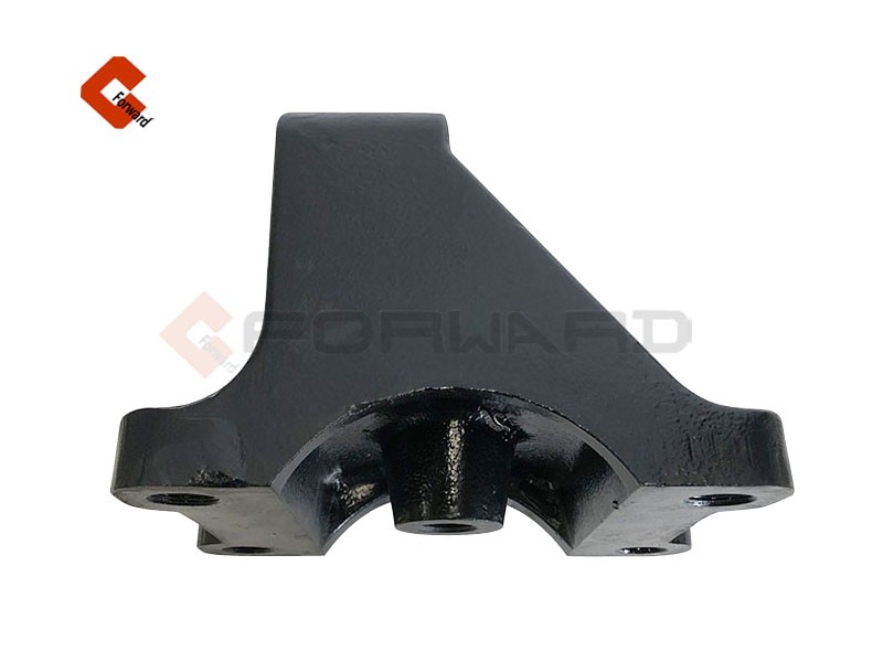 DZ9114520629,Rear plate spring left front bracket (middle axle),濟(jì)南向前汽車配件有限公司