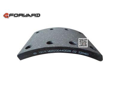 WG9100440028,brake pads,濟南向前汽車配件有限公司