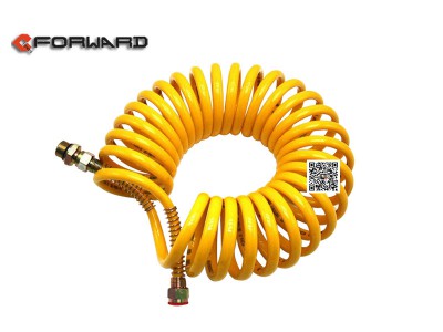 DZ9100360159,Spiral tube assembly (yellow),濟南向前汽車配件有限公司