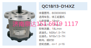 QC18/13-D14XZ,動力轉(zhuǎn)向齒輪泵,濟(jì)南泉達(dá)汽配有限公司