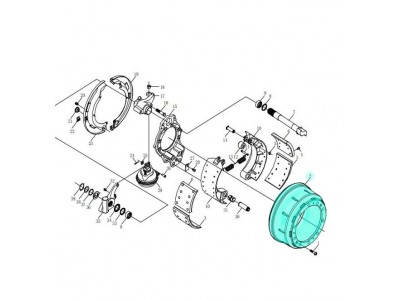 HD90009440801,Brake drum,濟南向前汽車配件有限公司