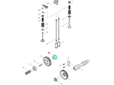 61560050044,Intermediate gear shaft,濟(jì)南向前汽車配件有限公司