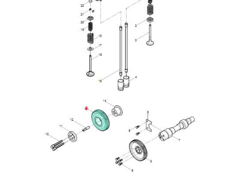 61560050053,Intermediate gear assembly,濟(jì)南向前汽車配件有限公司