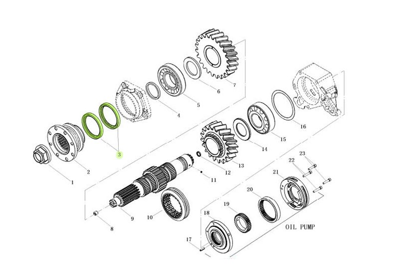 FB8510512  FDR8510512 骨架油封,Framework oil seal,濟(jì)南向前汽車配件有限公司