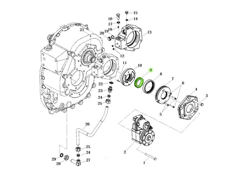 L913310000   油泵齒輪,Oil pump gear,濟(jì)南向前汽車配件有限公司