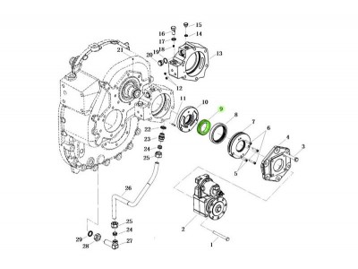 L913310000   油泵齒輪,Oil pump gear,濟(jì)南向前汽車配件有限公司