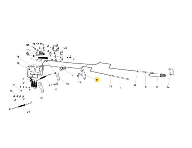 WG9731470116  后過渡擺臂,Back transition swing arm,濟南向前汽車配件有限公司