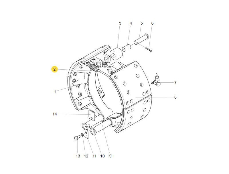 WG7117450317  回位彈簧,Return spring,濟(jì)南向前汽車配件有限公司