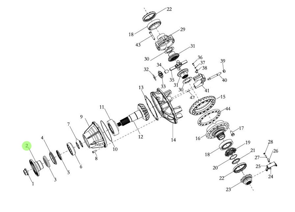 DZ9112320631,Flange assembly Φ180 face teeth,濟(jì)南向前汽車配件有限公司