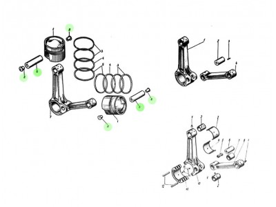 4.04.110A  活塞銷,Piston pin,濟(jì)南向前汽車配件有限公司