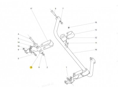 199100680066,Rear stabilizer bar bushing,濟(jì)南向前汽車配件有限公司