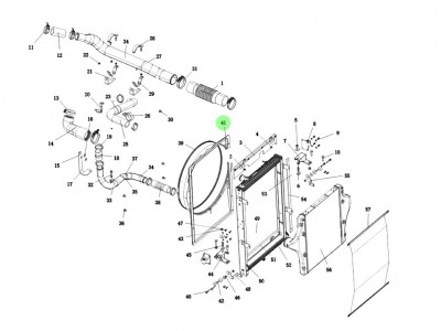 DZ96259536066  塑料護(hù)風(fēng)罩總成,Plastic air shield assembly,濟(jì)南向前汽車配件有限公司