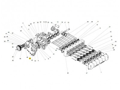 080V01305-5144,Housing covef for timing gear,濟南向前汽車配件有限公司