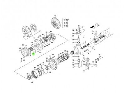 81.90711.0538  調(diào)整墊片（按需）,Adjusting gasket (on demand),濟(jì)南向前汽車配件有限公司