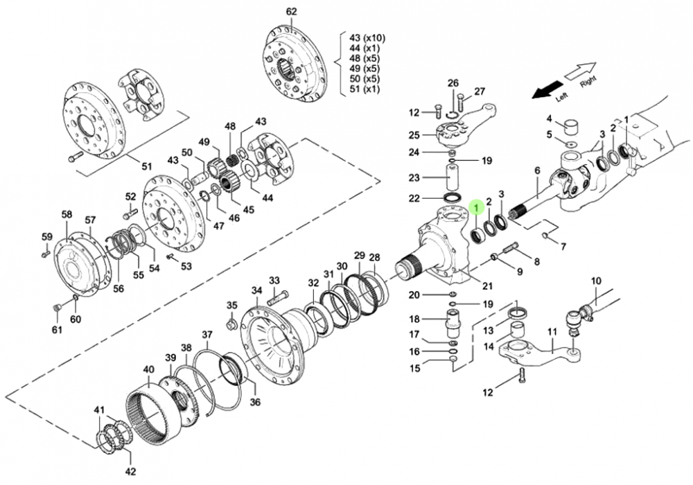 06.33019.0064 滾針軸承,Needle roller bearing,濟(jì)南向前汽車配件有限公司