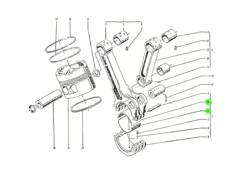 特種車動(dòng)力發(fā)動(dòng)機(jī)12V150L 運(yùn)動(dòng)系統(tǒng) 連桿軸瓦/4.04.125   4.04126  連桿軸瓦 上下