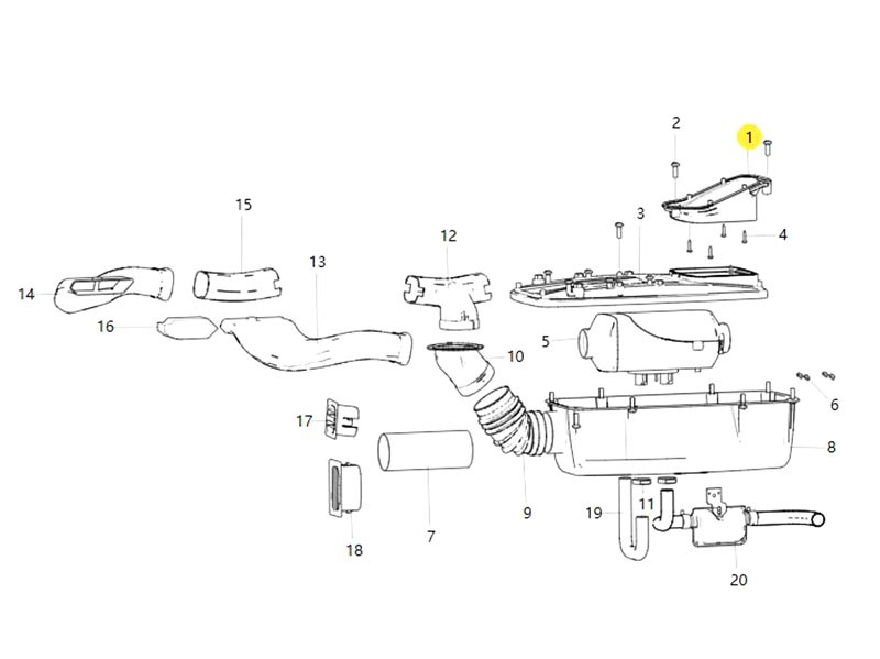 710W61949-0040   吸氣喇叭口,Suction horn,濟南向前汽車配件有限公司