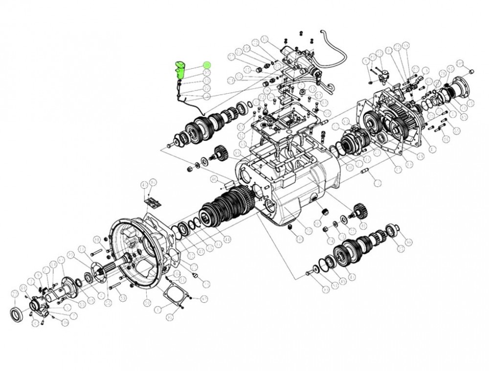 12JS160T-1708010-56  預(yù)選閥,Preselector valve,濟(jì)南向前汽車配件有限公司