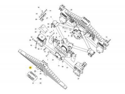 WG9725520289+001 后鋼板彈簧第一片,Rear leaf spring piece 1,濟南向前汽車配件有限公司