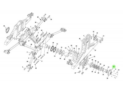 DZ91259520211 平衡軸左殼蓋,Balance shaft left shell cover,濟(jì)南向前汽車配件有限公司