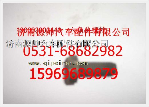 190003802443,重汽豪沃六角頭螺栓190003802443,濟南源帥汽車配件有限公司