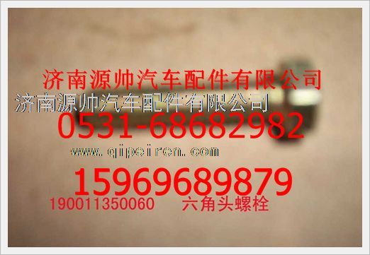 190011350060,重汽豪沃六角頭螺栓190011350060,濟南源帥汽車配件有限公司