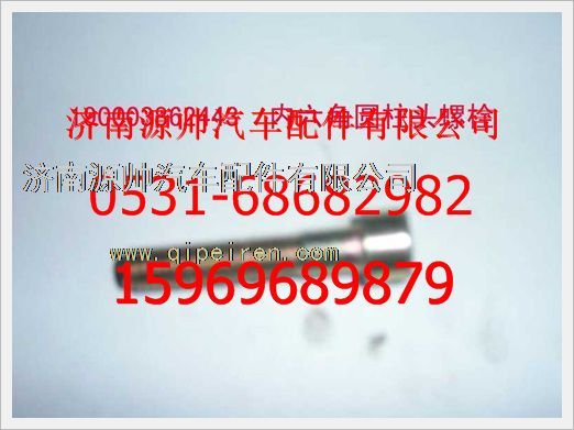 190003862443,重汽豪沃內(nèi)六角圓柱頭螺釘190003862443,濟(jì)南源帥汽車(chē)配件有限公司